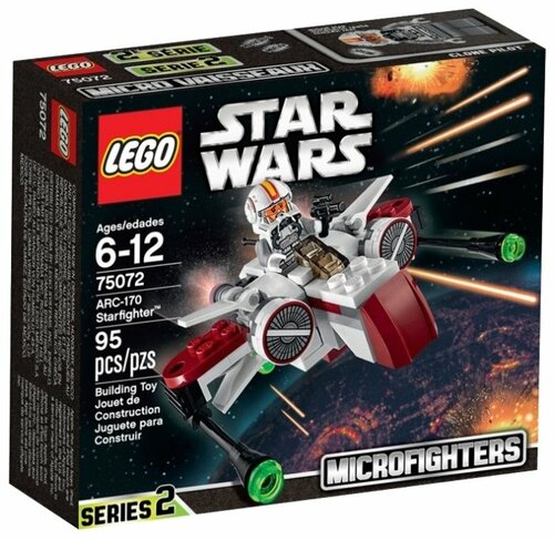 Конструктор LEGO Star Wars 75072 Звездный истребитель ARC-170, 95 дет.