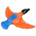 GiGwi Dog Let's Fly / Игрушка Гигви для собак Утка с пищалкой Оранжево-синяя 30 см