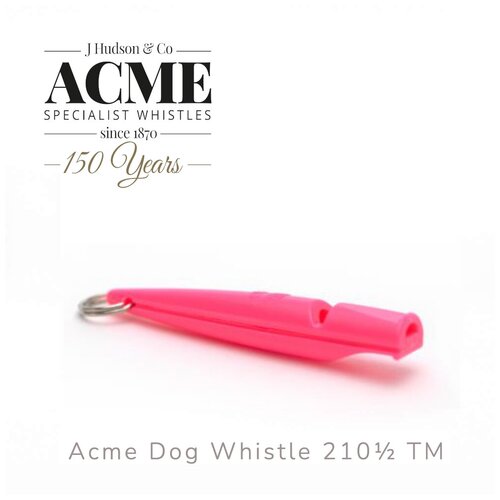 Свисток для дрессировки собак Acme Dog Training Whistle 210.5 розовый свисток acme cuckoo call 446 азалия специальный тренировочный свисток имитирующий скворечник