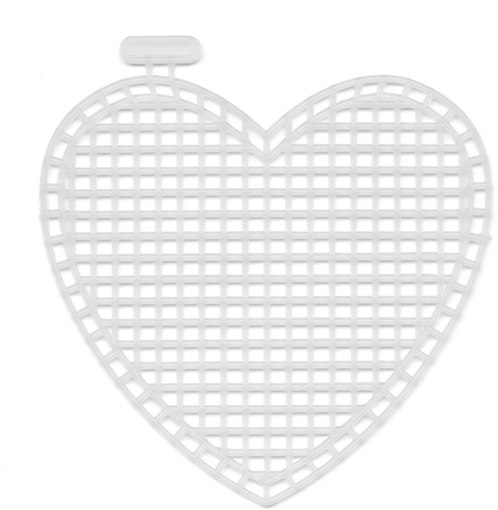Канва "Gamma" KPL-05 пластиковая 100% полиэтилен 7 x 8 см "сердце" малое
