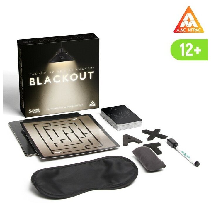 ЛАС играс Настольная игра на объяснение слов «Blackout», 120 карт, 12+