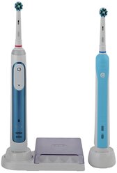 Электрическая зубная щетка Oral-B Smart 6 6500W, синий/голубой