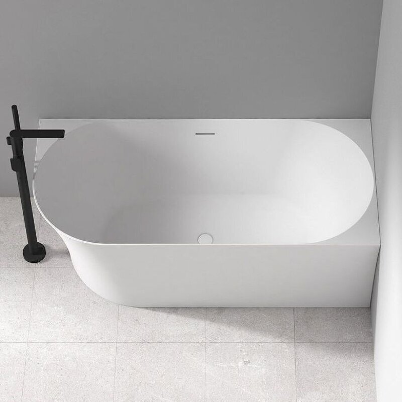 Акриловая ванна Abber AB9258-1.5 R 150х78 см, без гидромассажа, цвет белый