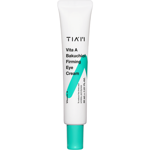 TIAM Крем для век с бакучиолом - Vita A Bakuchiol Firming Eye Cream, 30мл крем для зоны вокруг глаз tiam vita a bakuchiol firming eye cream 30 мл