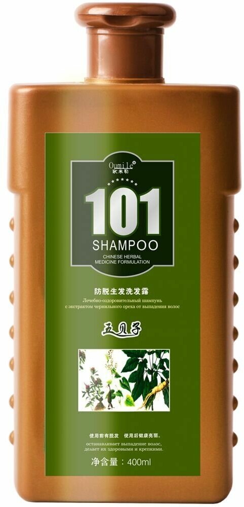 Лечебно-оздоровительный шампунь для волос 101, 400 мл