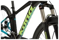 Горный (MTB) велосипед KONA Tika 26 (2018) matt black/aqua/green/aqua decals XS (158-165) (требует ф