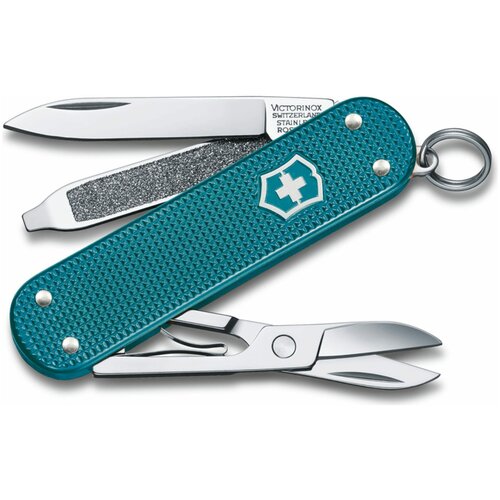 Нож перочинный Victorinox Classic Wild Jungle (0.6221.242G) 58мм 7функц. карт.коробка