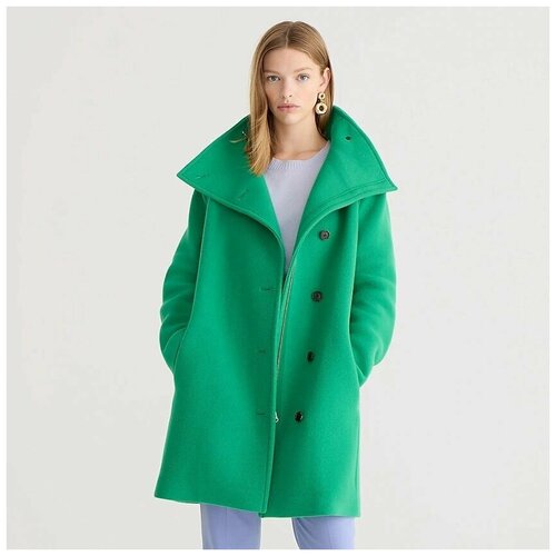 Пальто J.Crew, размер M, зеленый пальто j crew размер s синий