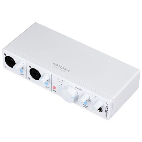 Аудиоинтерфейс ARTURIA MiniFuse 2 White