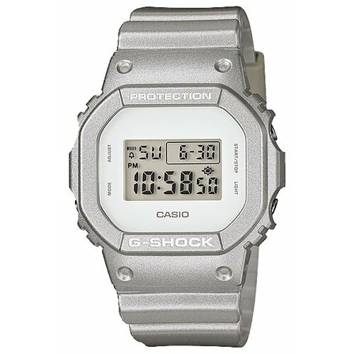 фото Наручные часы casio dw-5600sg-7e, серый, серебряный