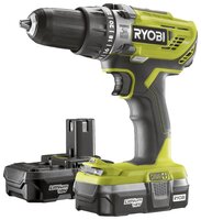 Дрель-шуруповерт RYOBI R18PD3-213G желтый/черный