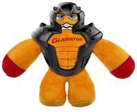 Игрушка для собак GiGwi Gladiator в резиновом шлеме (75448) оранжевый/черный