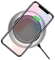 Сетевая зарядка Baseus Whirlwind Desktop Wireless Charger cерый