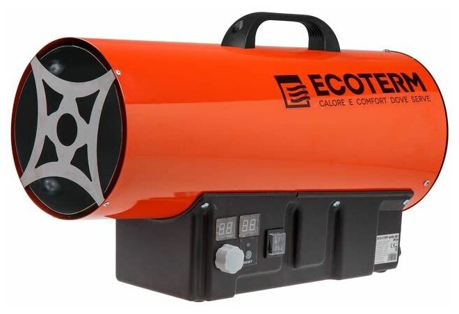 Нагреватель воздуха газ. Ecoterm GHD-30T прям 30 кВт термостат переносной (30кВт 650 м3/ч) (ET1527-6) (ECOTERM)