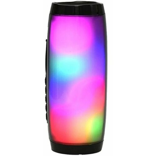 Портативная колонка блютуз светящаяся Беспроводная колонка TG со световыми эффектами Micro SD USB AUX Iphone iPod Android черная 106000₽
