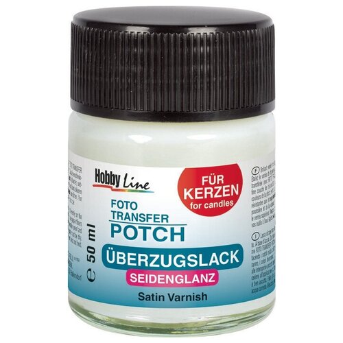 Фото Трансфер POTCH Hobby Line для свечей лак сатиновый 50мл 640₽