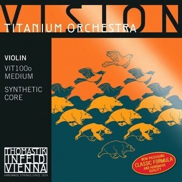 VIT100o Vision Titanium Orchestra Комплект струн для скрипки, среднее натяжение, Thomastik