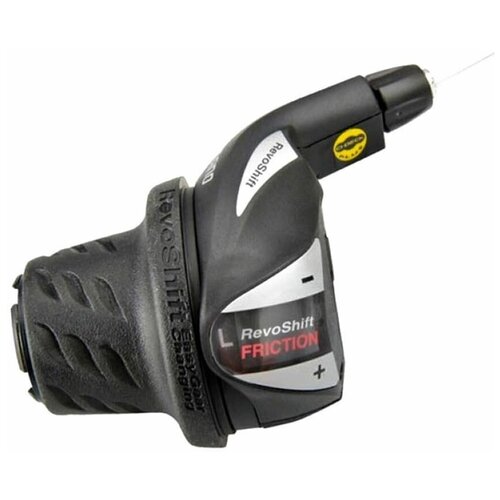 Шифтер Shimano RevoShifter Tourney SL-RS36-L, левый, 3 скорости, с тросом 1800 мм/590082 шифтер shimano tourney sl rs36 ls левый 3ск с тросом 1800мм