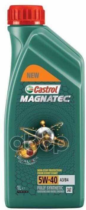 Castrol Масло Castrol Magnatec 5W40 A3/B4 1Л 156E9d