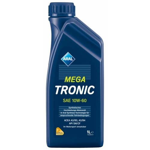 Полусинтетическое моторное масло ARAL Mega Tronic SAE 10W-60, 1 л