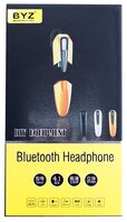Bluetooth-гарнитура BYZ YB007 yellow