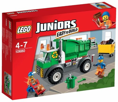 Конструктор LEGO Juniors 10680 Мусоровоз, 99 дет.