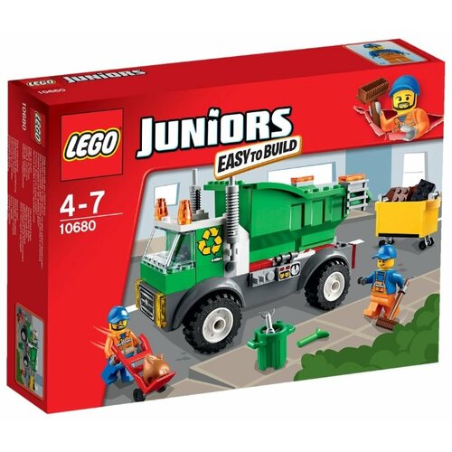 Конструктор LEGO Juniors 10680 Мусоровоз, 99 дет. конструктор lego juniors 10723 карета ариэль 70 дет