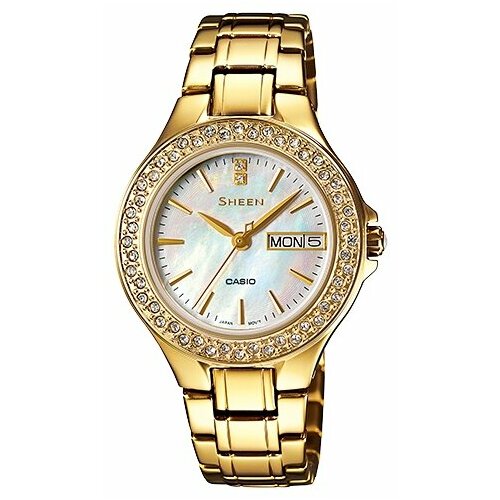 Наручные часы CASIO Sheen SHE-4800G-7AUER, золотой