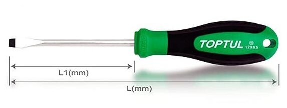 Отвертка "-"5,5х150мм TOPTUL (FAAD5E15)