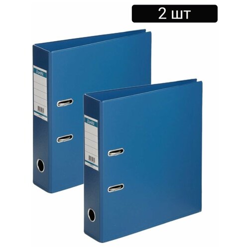 Папка-регистратор BANTEX Strong Line,70мм, синий, карман на коришке, 2 комплекта