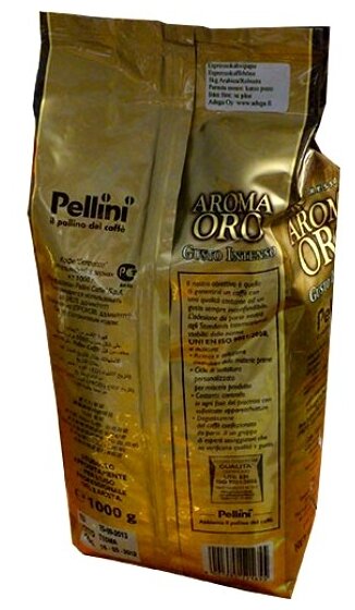 Pellini Aroma Oro Gusto Intenso кофе в зернах 1 кг - фотография № 3