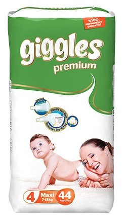 Giggles подгузники Premium 4 (7-18 кг), 44 шт.