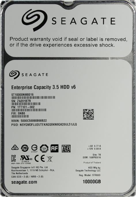 Жесткий диск Seagate 10Tb (ST10000NM0016)