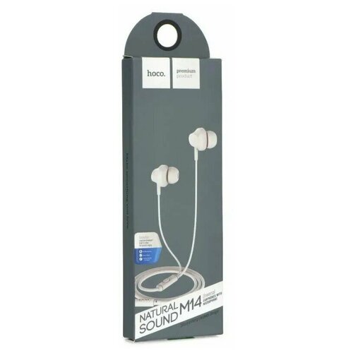 Гарнитура Hoco M14 вакуумные Белая 35900₽