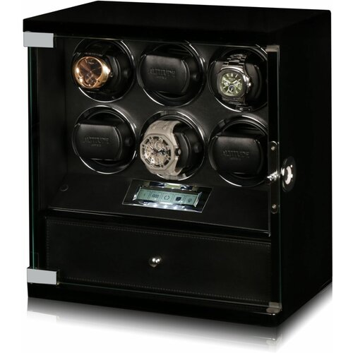 фото Шкатулка для подзавода 6-х часов altitude (виндер для завода часов, тайммувер)