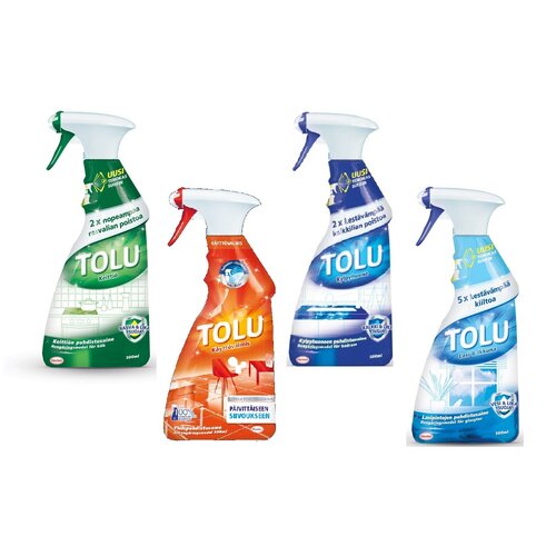 TOLU набор спреев для уборки 4 шт