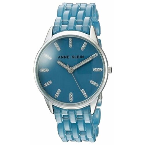 фото Наручные часы anne klein 2617blsv, голубой, серебряный