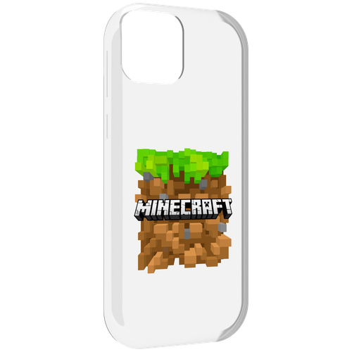 Чехол MyPads Minecraft-2 для UleFone Note 6 / Note 6T / Note 6P задняя-панель-накладка-бампер
