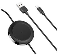 Сетевая зарядка Baseus iP Cable Wireless Charger черный