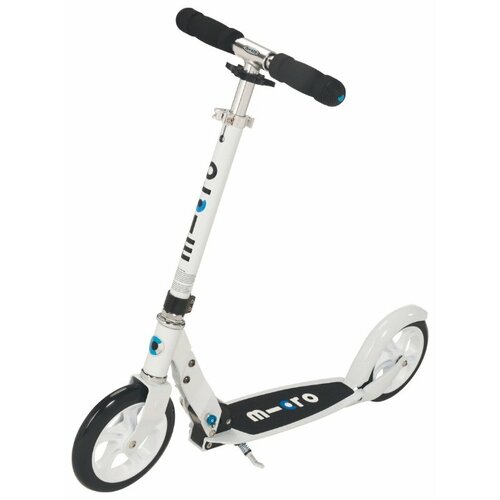 Городской самокат Micro Scooter White, белый городской самокат micro scooter flex 200mm black matt