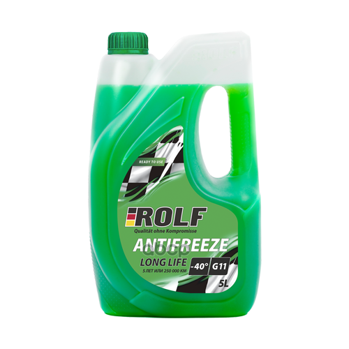 Антифриз (-40) Зелёный G11 Green Antifreeze Rolf 5Л. /Кор.4шт./ ROLF арт. 70014