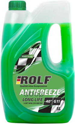 антифриз ROLF Antifreeze G11 Green 5л - фото №1