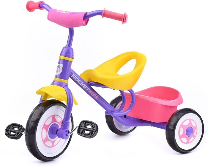 Велосипед трехколесный "ROCKET" цвет фиолетовый