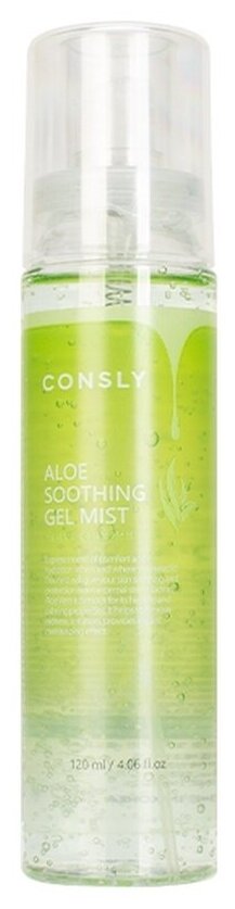 Consly Aloe Soothing Gel Mist - Успокаивающий гель-мист для лица с экстрактом алоэ вера 120 мл