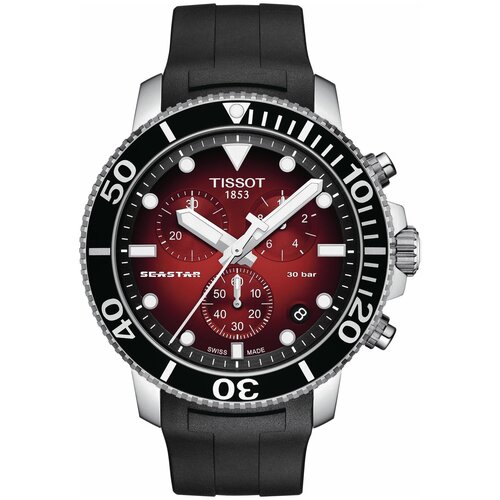 наручные часы tissot t066 t sport seastar 1000 t120 417 17 051 00 Наручные часы TISSOT T-Sport T120.417.17.421.00, черный