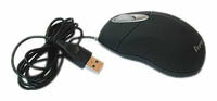 Компактная мышь Porto Ergonomic optical mouse PM-07BK Black USB