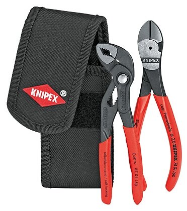 Набор мини-клещей в поясной сумке для инструментов KNIPEX KN-002072V02