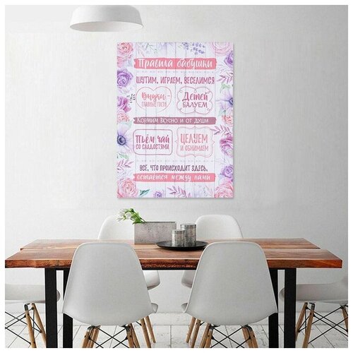 Картина Правила бабушки 30 х 40 см 1116₽