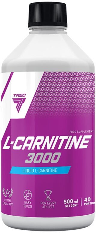 L карнитин для похудения, 500 мл, Trec Nutrition L-Carnitine 3000, вкус: вишня