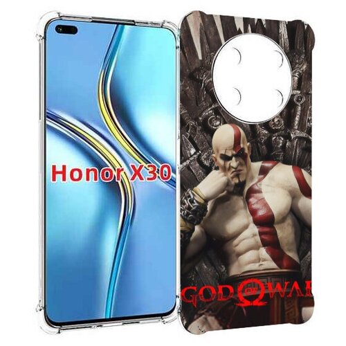 чехол mypads god of war кратос для honor x10 max задняя панель накладка бампер Чехол MyPads God of War Кратос для Honor X30 / Magic4 Lite 5G задняя-панель-накладка-бампер